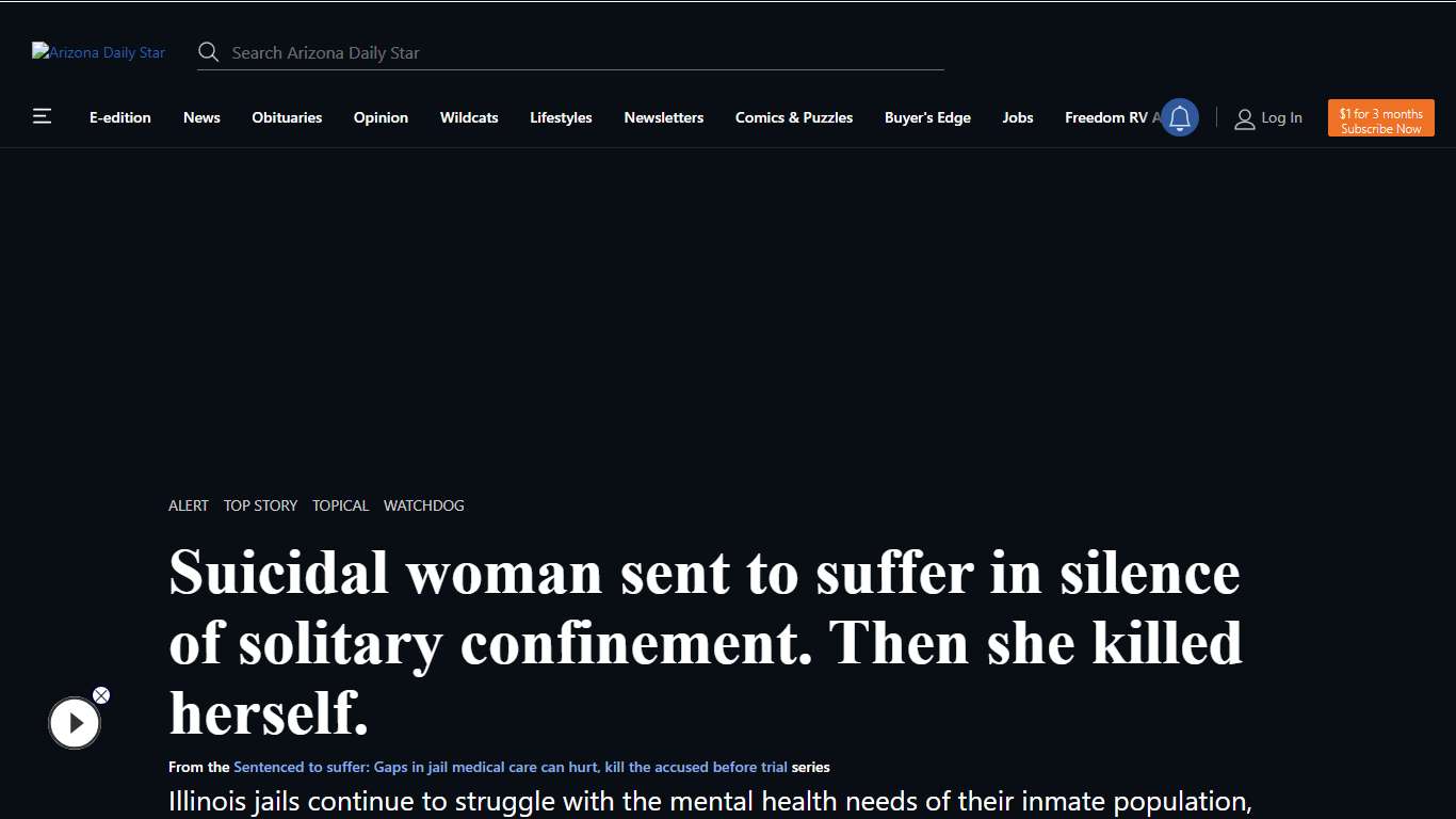 Mental health treatment a growing concern in Illinois jails