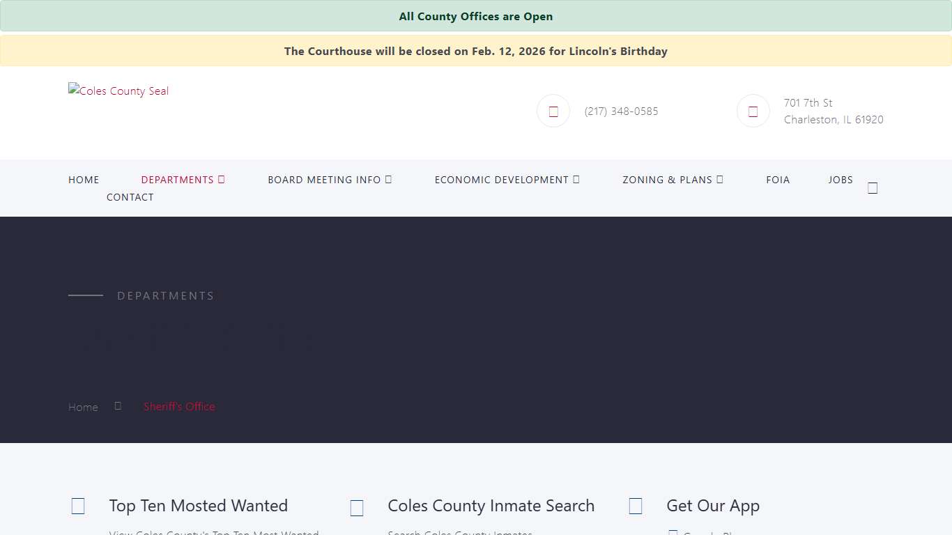 Coles County Sheriff